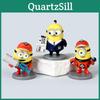 Minions Evil Minions Pvc Collectible Model Toy With Assembly For Kids And Cake Decoration