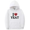I Love Yeat Graphic Print Hoodie Men Women