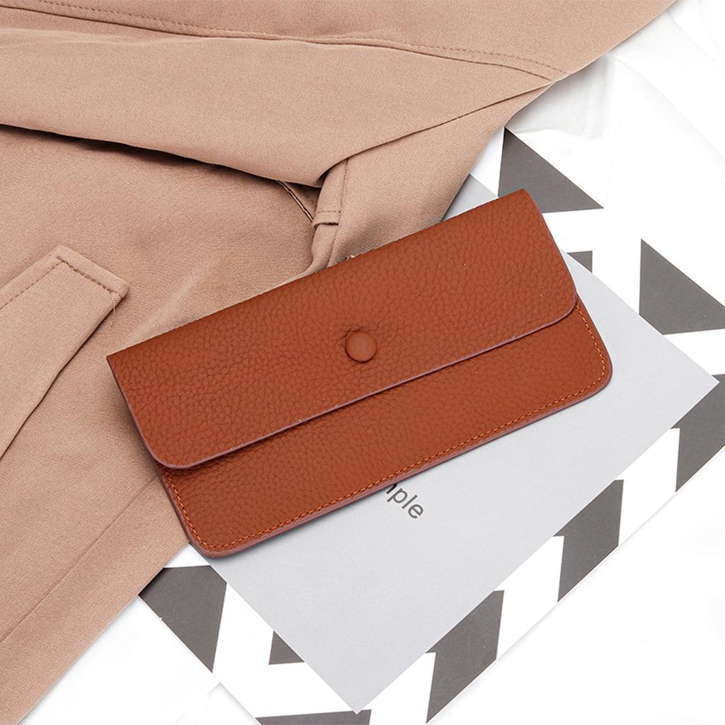 Phone Holder Wallet Safe Women'S Long Wallet Bifold Leather Wallet Organized Genuine Leather Clutch For Work Evening Outings
