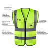 Colete refletivo de alta visibilidade, roupas de trabalho, motocicleta, ciclismo, esportes, roupas de segurança refletivas ao ar livre, jaqueta refletiva