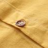 Chemise Décontractée à Boutons, Col Mao et Manches Longues pour Enfants