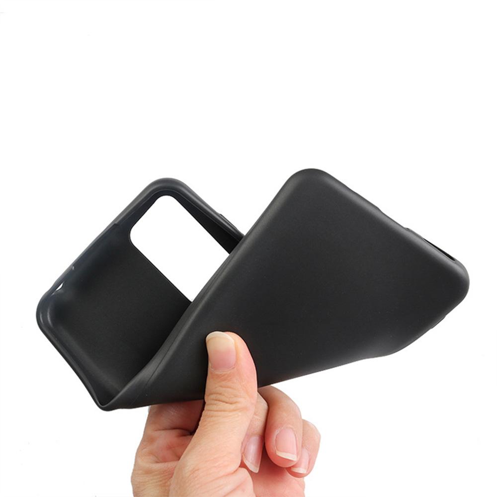 

For Motorola Thinkphone 5G Matte Phone Case Anti-Drop Soft TPU Phone Cover Black