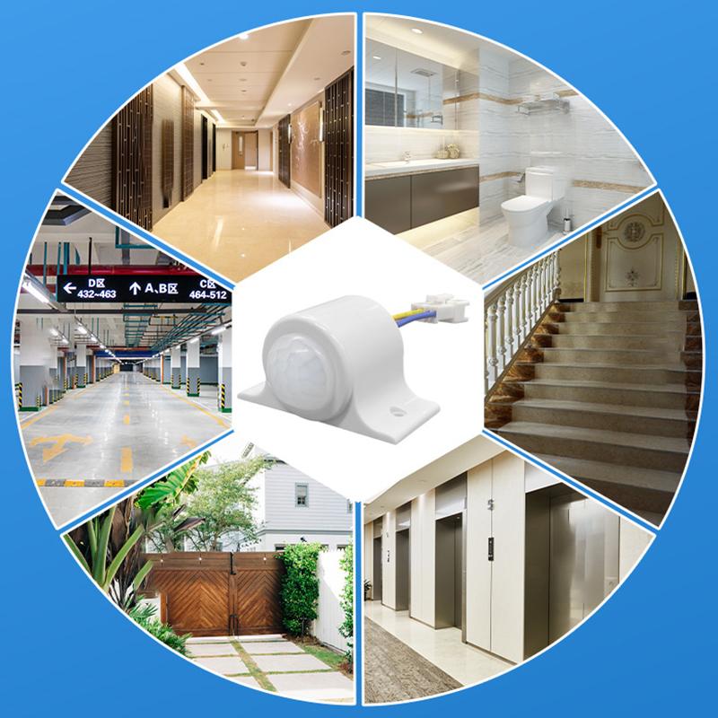 Pir Sensor Switch Motion Detector Ir Infrared Induction Lamp Switch 220V 110V For Led Light Fluorescent Downlight