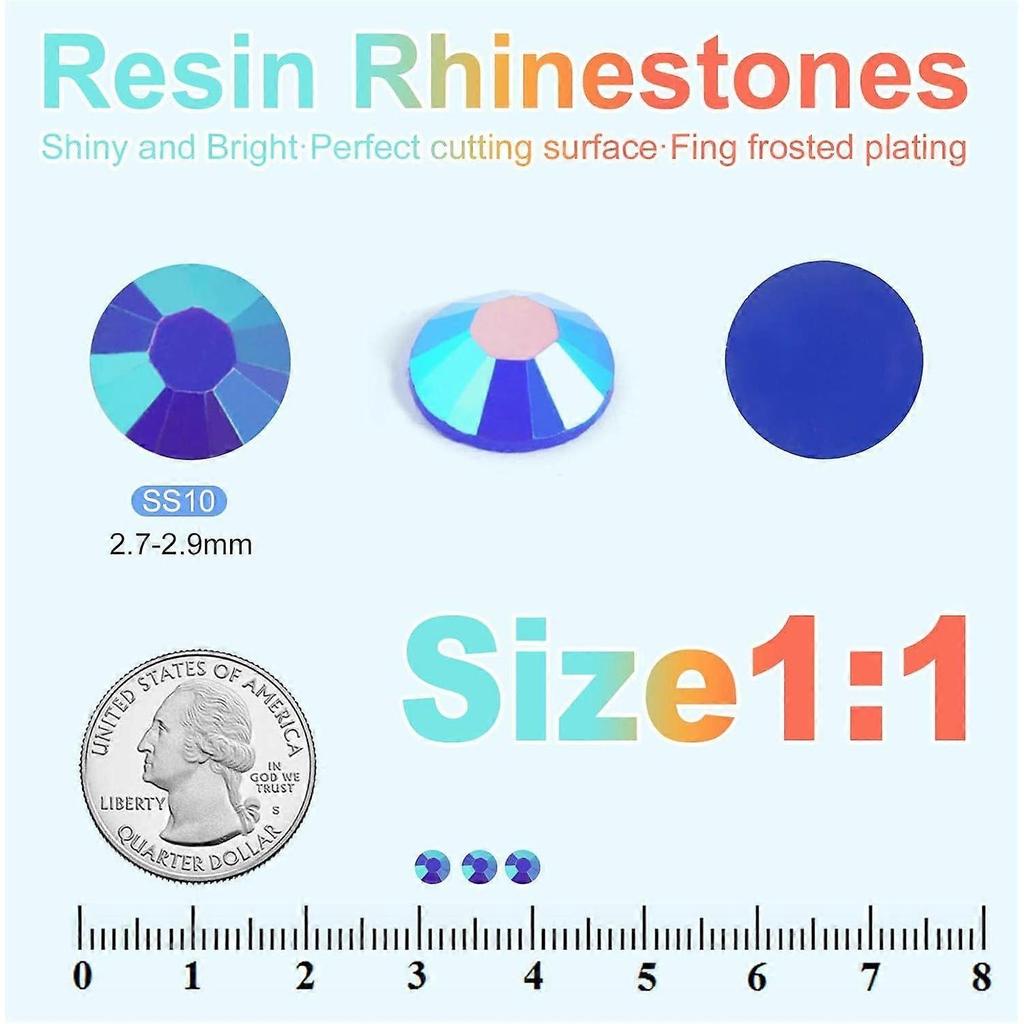 Zestaw do błyszczenia z żywicznymi cyrkoniami, 32 000 szt. 40 kolorów 3 mm Płaskie Jelly Gems Zestaw do błyszczenia i klej B7000, DIY Paznokcie, Buty, Kubki, Książki, Rękodzieło