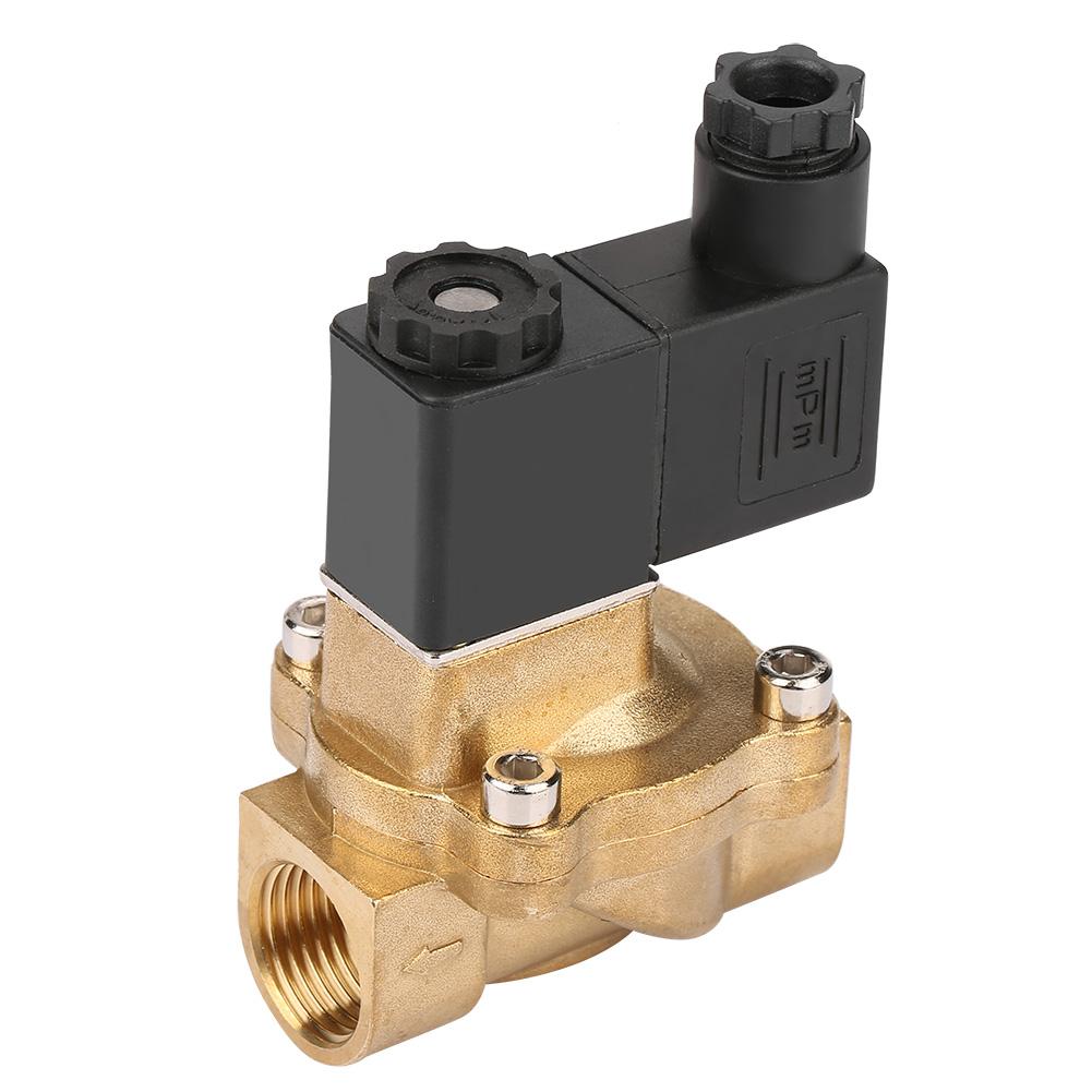 G1 2 Two Port Two Position Pilot Operated Solenoid Valve for Air Oil Water (DC24V)