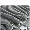 Sofa Cover All-Inclusive Sofa Cover Single Double Three-Seat Gold Velvet Sofa Slipcover Sand Solid Color Elastic Full