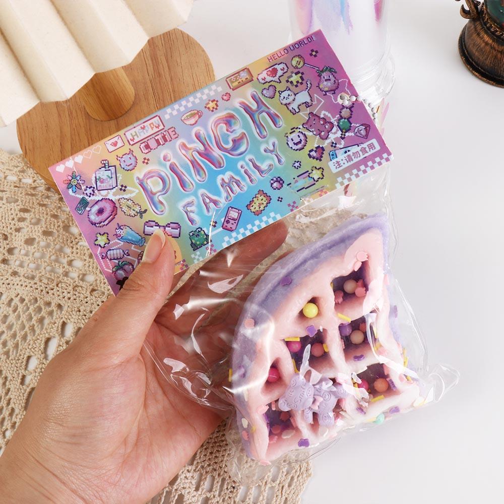 PU Cat Paw Slow Rebound Toy Mini Cat Paw Waffles Slow Rebound Toy Cartoon Soft Squeeze Waffles Toy Children Toys