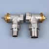 DN15 DN20 Brass Thermostatic Regulating Angle Valve High Precision Temperature Control for Residential Bathroom Plumbing Renovation
