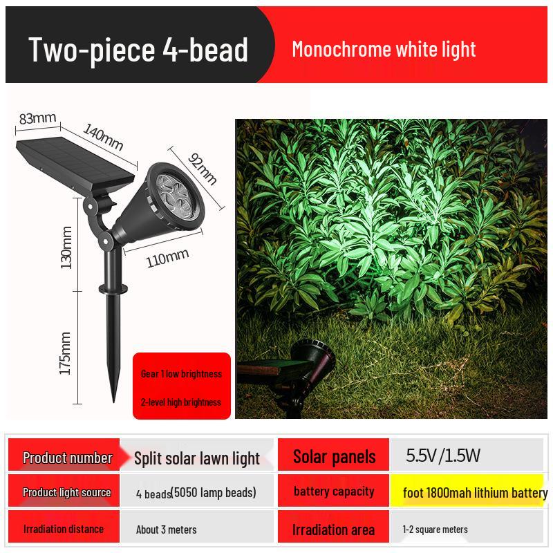 

Super Bright Waterproof Solar Spotlight for Outdoor Garden and Landscape Lighting