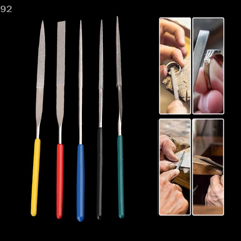 Miniature Diamond Needle Files for Metal Jewelry, Stone Polishing and Wood Carving Tools