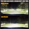 H7 LED Car Headlight Bulbs CANBUS 1200W High Power Super Bright Wireless Auto spotlights Mini Turbo Fan Fog Lamps Plug&Play 12V