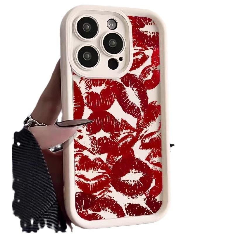 Full screen Dudu mouth is suitable for Apple 15plus mobile phone case 16promax cute iPhone13 anti-drop xr personality