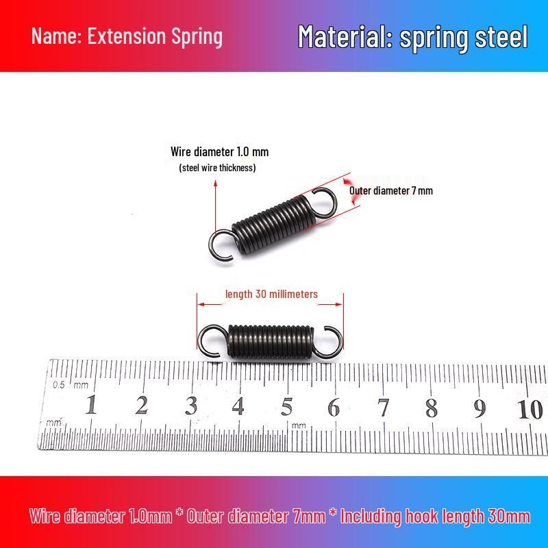 1,0 mm dzeltena atsperu tērauda