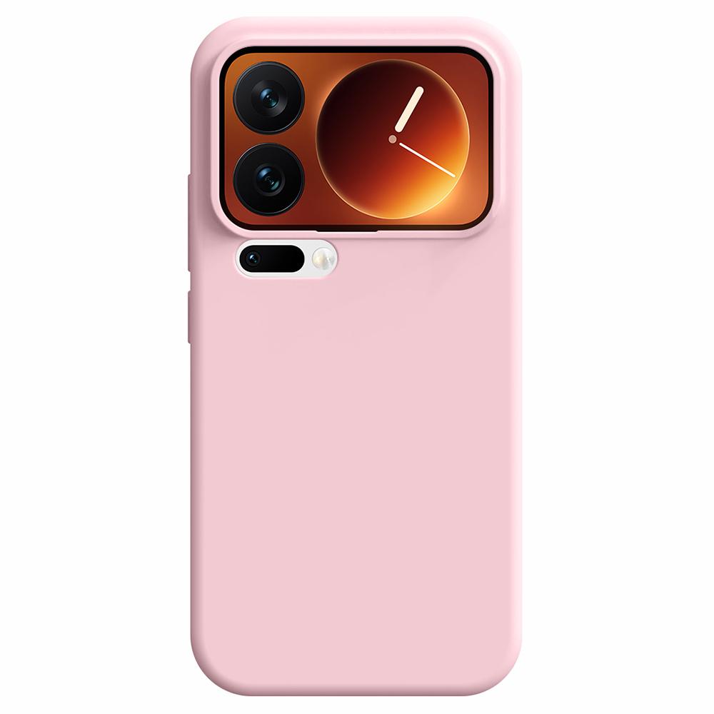 For Xiaomi 17 Pro Case Skin-Friendly Liquid Silicone + PC Phone Cover