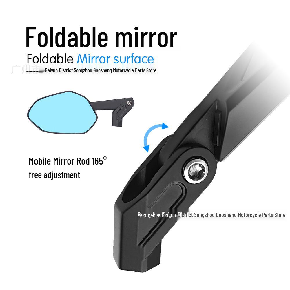 Honda ADV350 NWG150 Motorcycle Folding Reflective Mirrors, Aluminum Alloy & Carbon Fiber