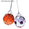 dailyBold Football Net Bag Nylon Single Ball Capacity Portable Mesh Storage Soccer Sports Sack for Training and Games