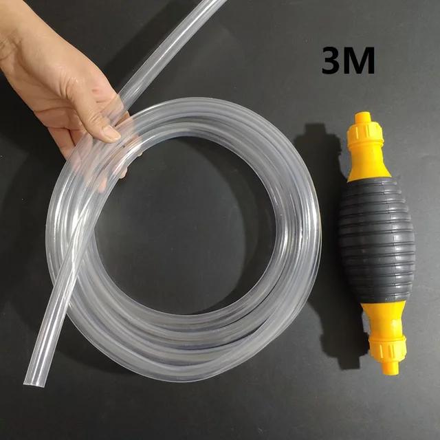 Portable Manual Fuel Pump Car Fuel Tank Oil Suction Pump Gasoline Diesel Liquid Manual Pump Siphon Type Gasoline Fuel Saver