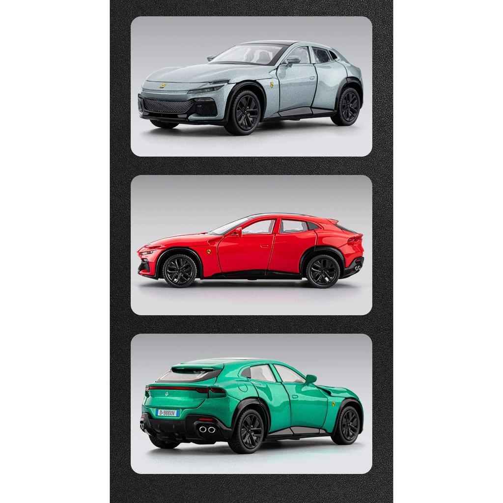 1/32 Volkswagen Purosangue SUV Legierungsmodell Auto Spielzeug Diecasts Metallguss Sound und Licht Auto Spielzeug für Kinder Fahrzeug