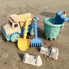 Kids Beach Sand Toys Set Travel Beach Toy Sand Castle Building Kit for Boys and Girls Large Sand Shovel Outdoor Party Gift