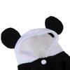 Cute Dog Cosplay Panda Winter Clothes Fleece Ear Hoody Pullover Warm Coat Costume For Small Pet Chihuahua Puppy Lovely Jacket