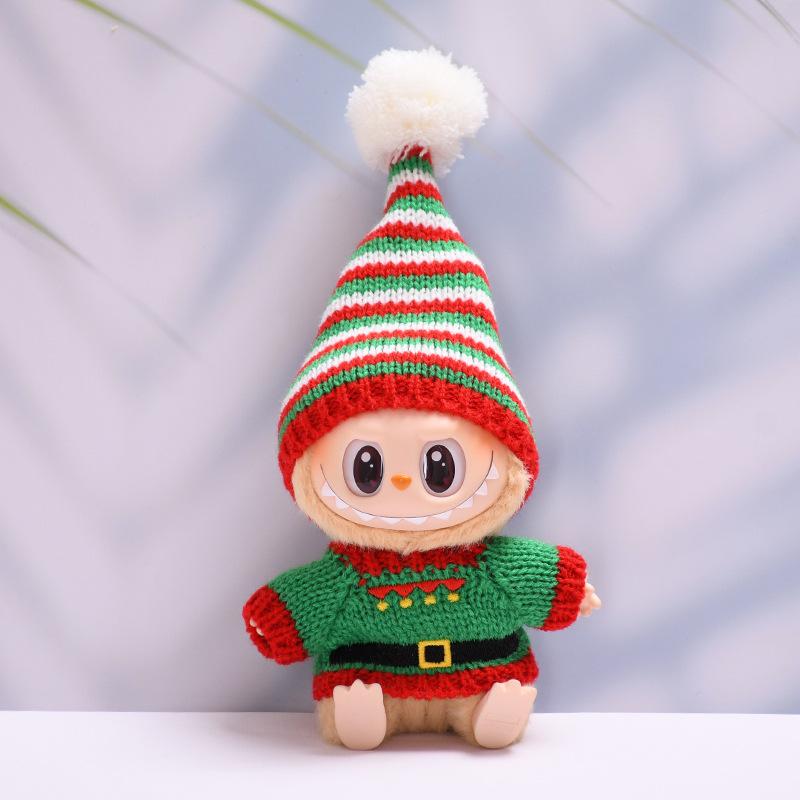 First-generation and Second-generation Pendant Snowman Christmas Sweater Blind Box with Baby Clothes