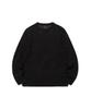 NICEGHOSTCLUB 3Sterne Langarm Strick-T-Shirt_Schwarz(Ng2Fsuk601A)