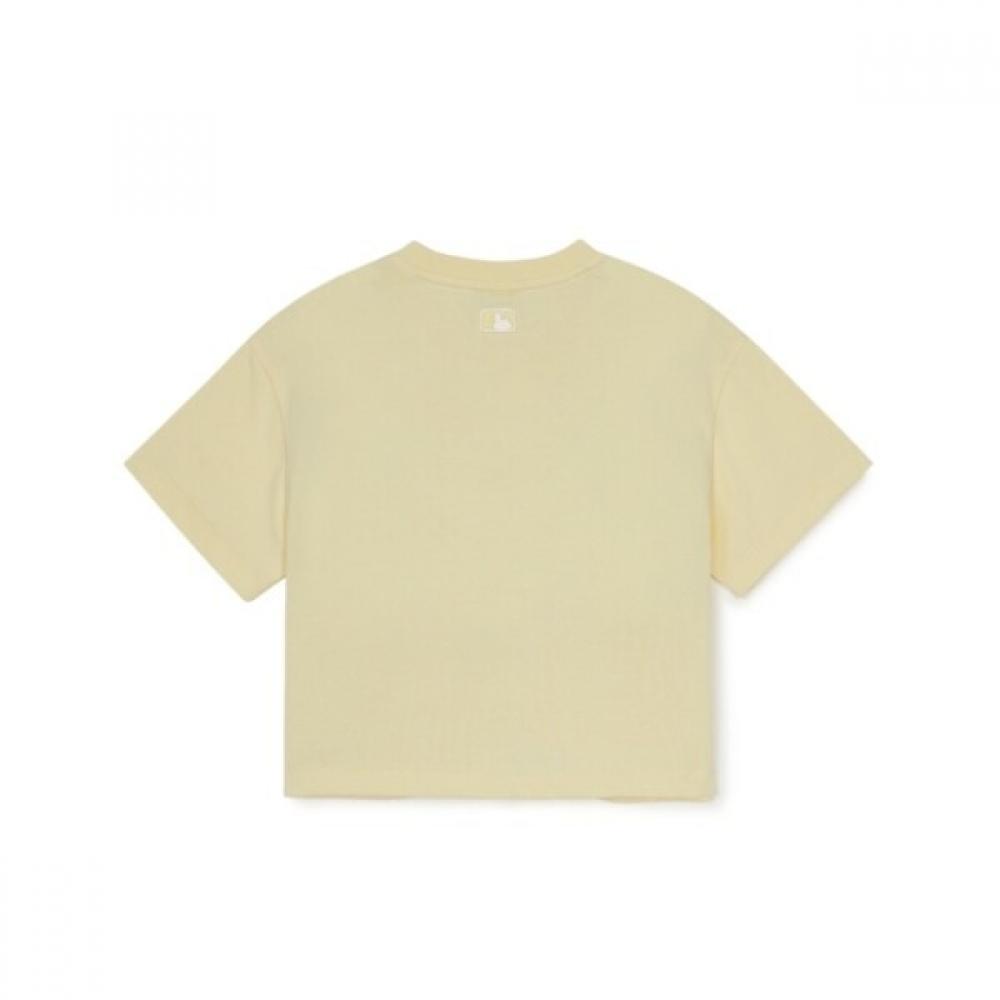 Mlb Kids Basic Girls Small Logo Crop T shirT