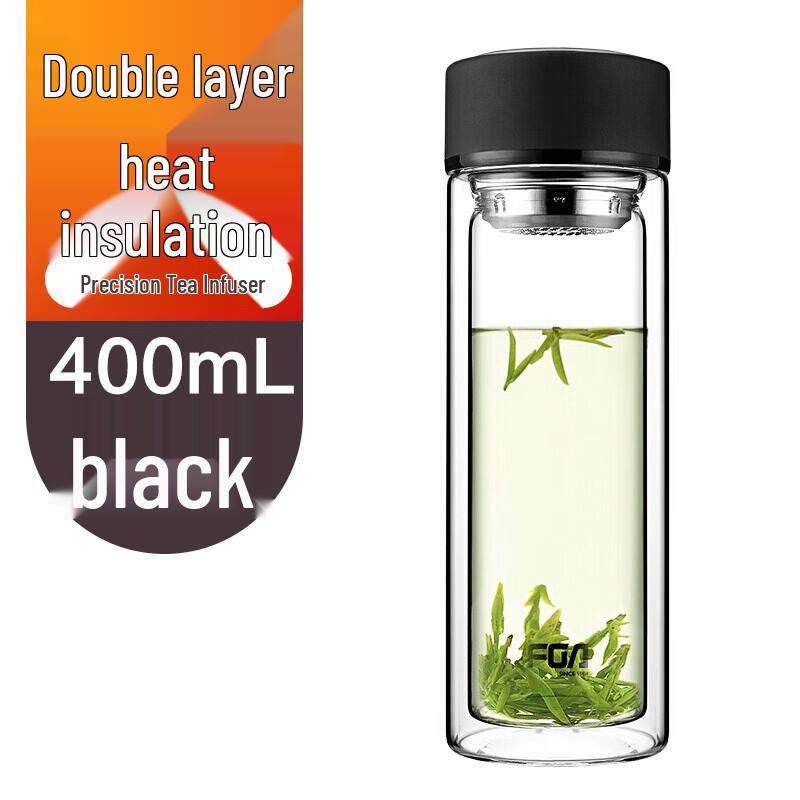 FUGUANG WFB1013 Double Wall Glass Cup 400ml