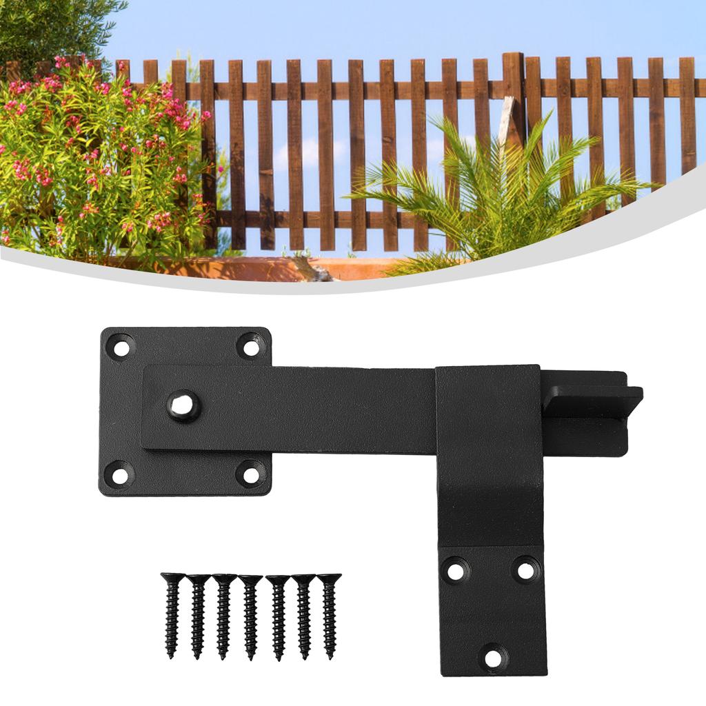 Barn Door Latch 5.5 Inch Lock Buckle Farm Revolving Fence Door Latch 5.5-inch Locking Bolt Sliding Door Latch Lock Hardware