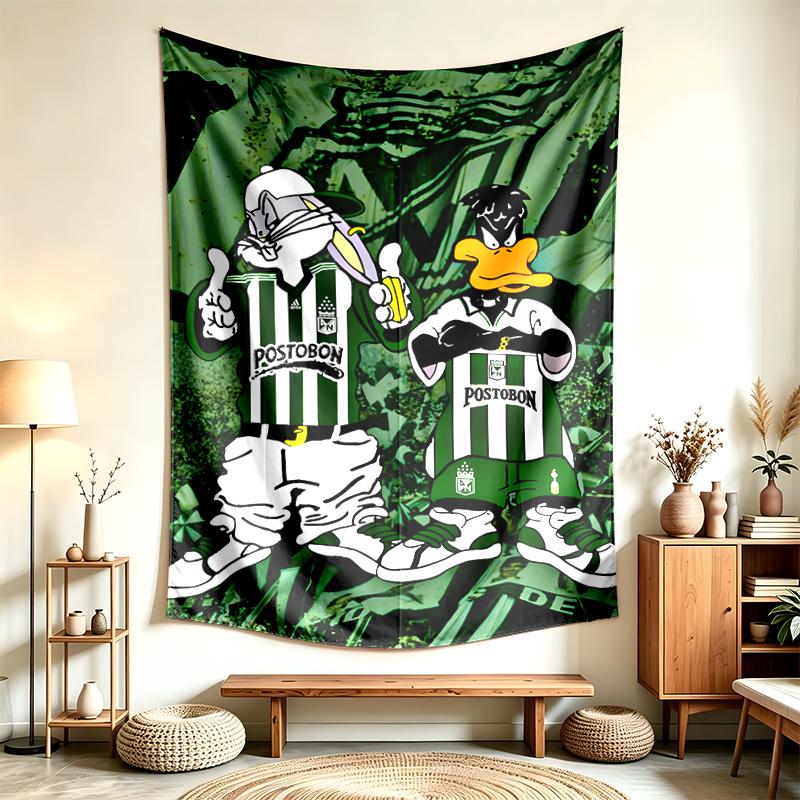 Atletico Nacional (1) Tapestry Suitable For Decorating Homes Dorms And Bedrooms Soft To The Touch And A Perfect Gift For Friends And Family