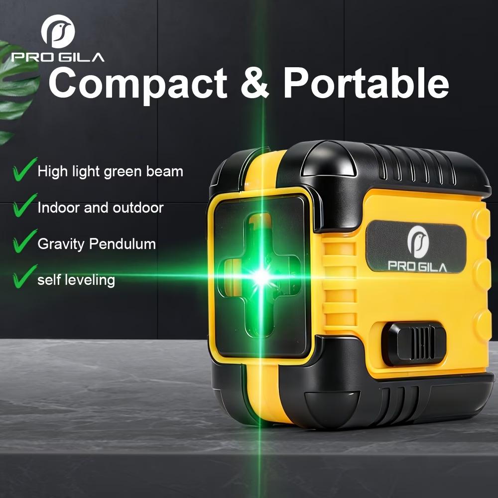High-Precision 2-Line Laser Level: Portable, Automatic, Strong Light Outdoor Instrument