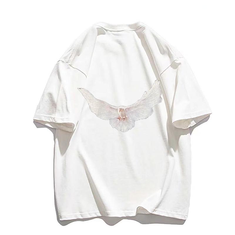 100% Cotton T Shirt Men Clothing Fashion Men Clothing Summer Graphic Kanye T Shirts Men Clothing Oversized T Shirt