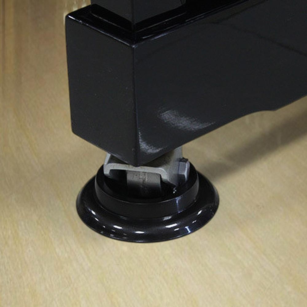 8PCS Plastic Piano Foot Pads Round Shape Piano Floor Protectors Piano Caster Cups Piano Practice
