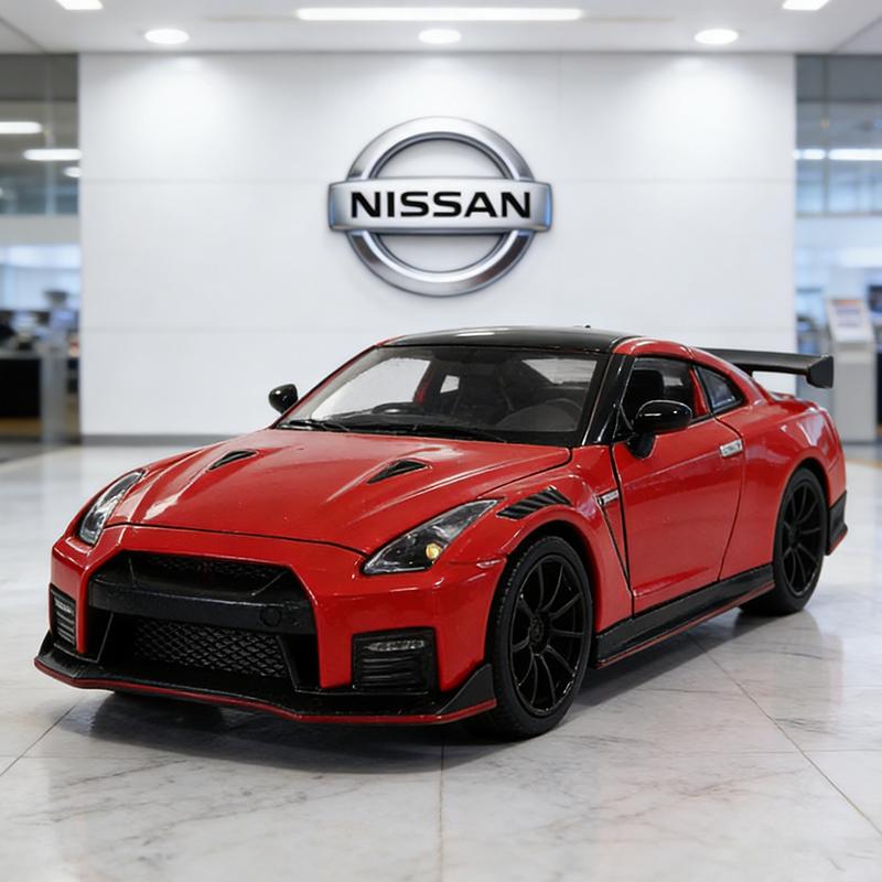 ABP3  1:32 Nissan GTR R35 NISMO Legierung Druckguss Spielzeugauto Modell Ton und Licht Kinderspielzeug Sammlerstücke Geburtstagsgeschenk