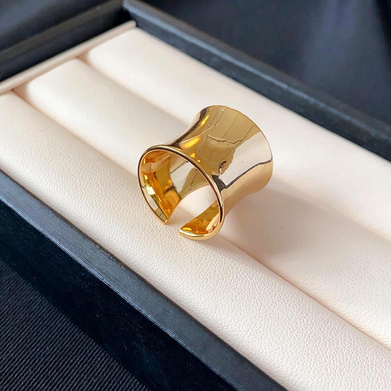 Vintage Palast Blumenring Diamantstil Leichter Luxus Premium Zeigefinger Schmuck
