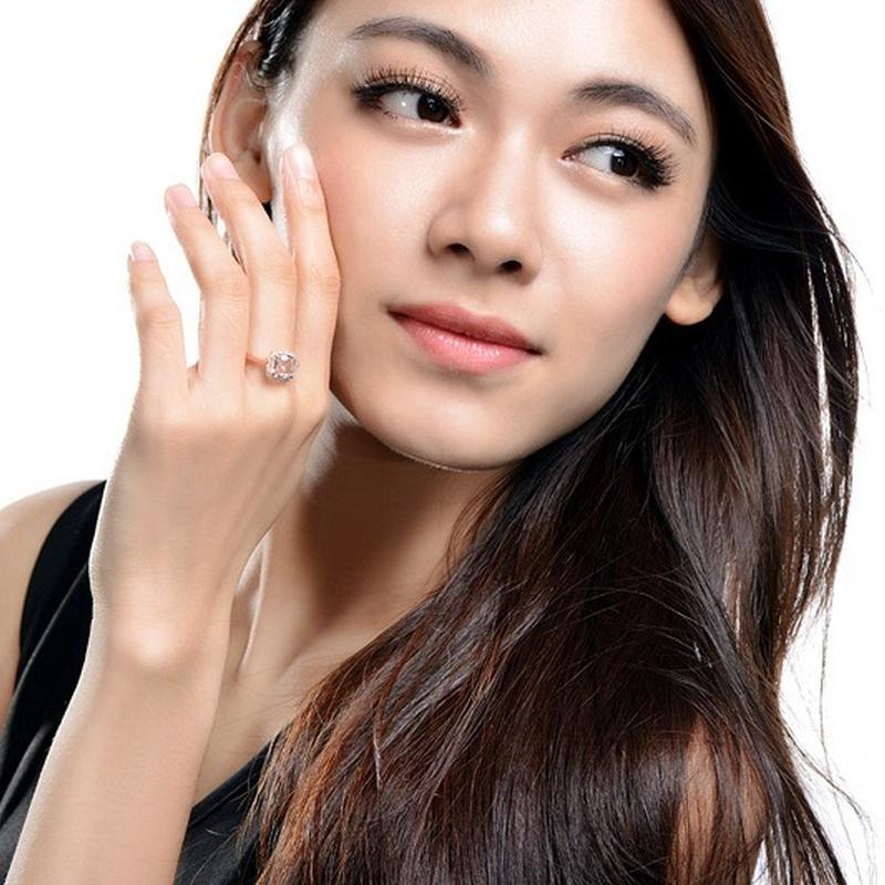 Sace Gems Classic Copper Alloy Zircon Ring Ladies Jewelry Wedding Promise Party Gift  Open