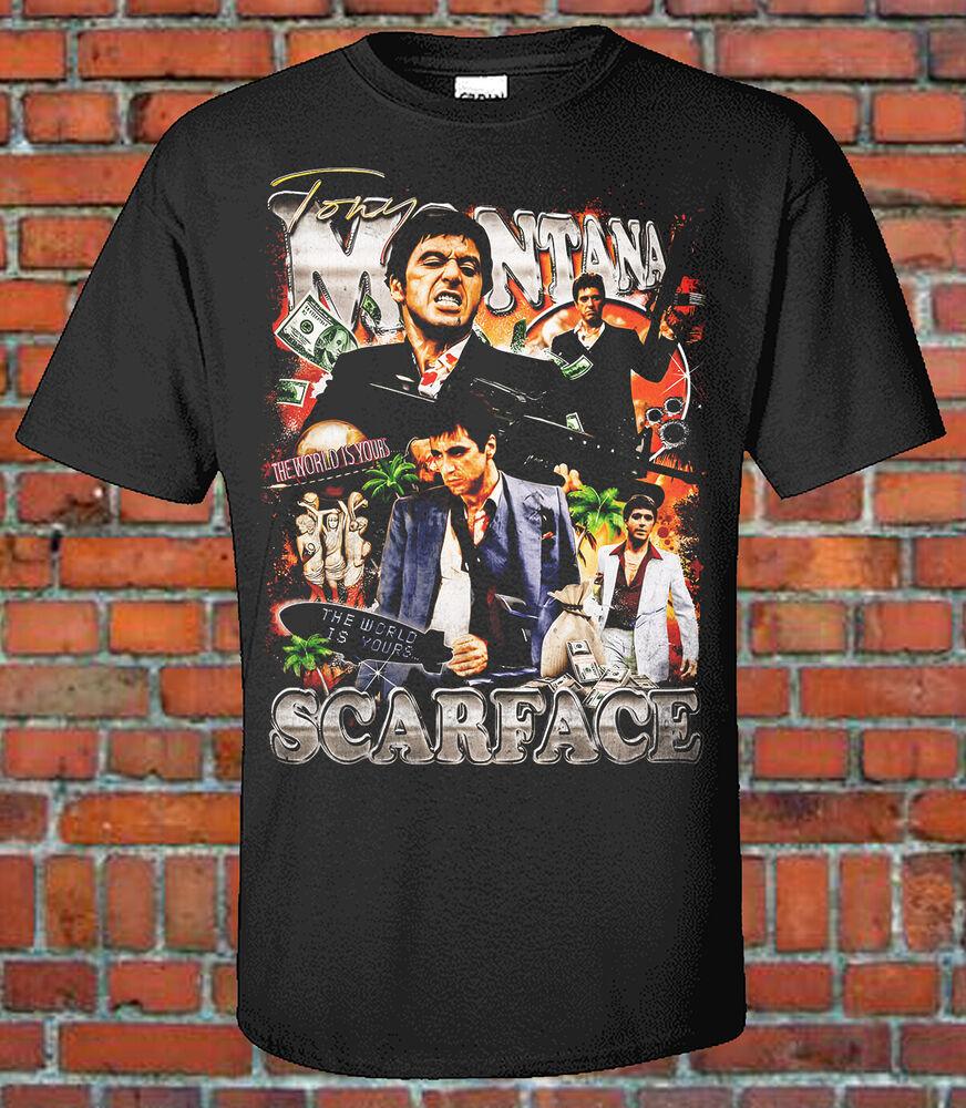

Scarface 90s Bootleg Style Graphic Unisex T-Shirt XXXL