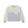 Converse Sweatshirts Women's Milk White Crew Neck Moderate Regular 10022348-A04