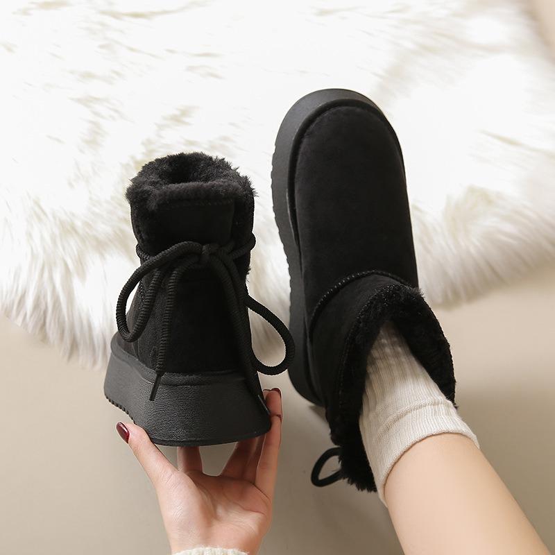 Snow boots women's new winter velvet thickened short women's boots thick-soled thermal cotton shoes women's cotton boots women's