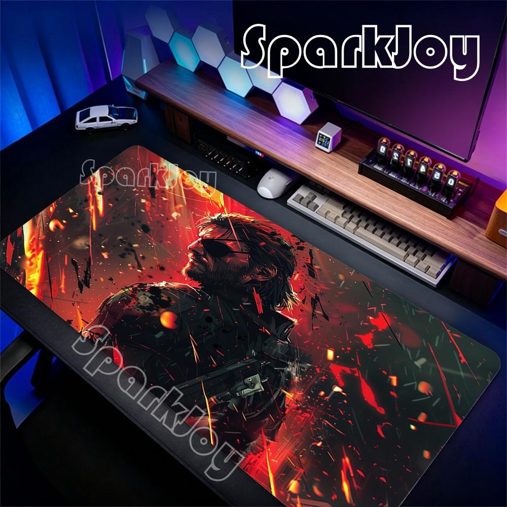 Xxl Games Metal Gear Solid Mouse Pad Pc Gaming Accessories Office Gamer Keyboard Desk Mat NonSlip Laptop Rubber Anime Mousepad