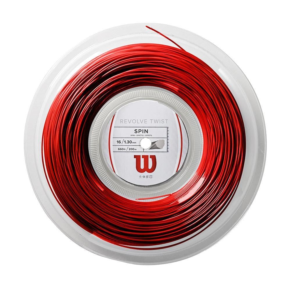 

Wilson Revolve Twist 200м Катушка Полиэстеровая Теннисная Красная 17 Струна, WR8300003/WR8300004 (19л3м) / (WR8300004) / (1,25мм)