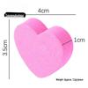 Mini Heart Sponge Nail File – Washable, Two-Sided Polishing Tool