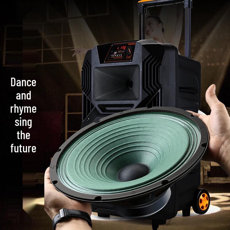 Songchuan International SS1 15-inch Outdoor Trolley Speaker CN plug (adapter included)