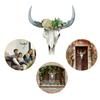 Flower Cow  Wall Decoration Home Wall Decor Ornament With Hanging Hole