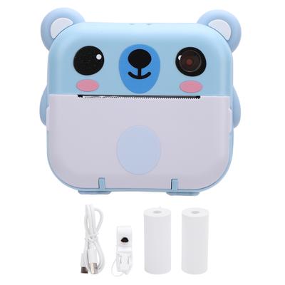 Cámara de Impresión Instantánea con Papel de Impresión de 2 Pulgadas Pantalla TFT de 320x240 1080P Juegos Musicales 1000mAh Instantánea