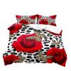Luxury Leopard Duvet Cover Queen Bedding Sets, Black Comforter Quilt Cover, Cheetah Print Gifts for Men B