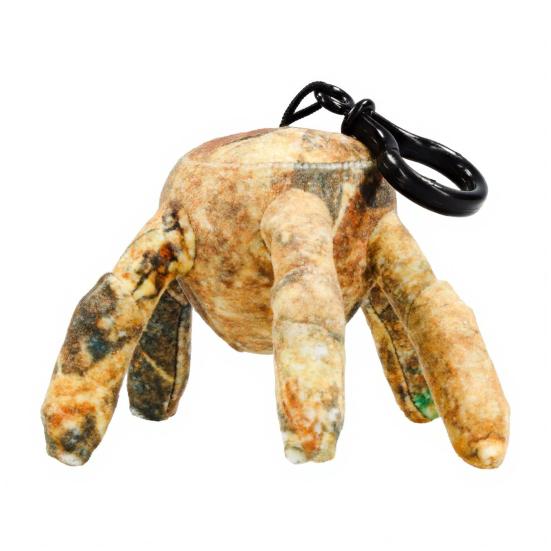 Plush Bag Tag Science Theme Bag Charm Stuffed Claw Shaped Keychain for Backpacks Wallets Car Keys Gifts for Book Fans