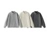 Men's Retro Stand Collar Knit Cardigan - Autumn Casual Loose Fit Zipper Sweater Jacket
