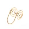 Adjustable Metal Palm Ring Portable Jewelry Accessories Spiral Palm Ring Handmade Reiki Energy Spiral Hand Ring Gift