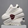 Board Shoes Trendy Shoes Versatile Casual Men's Platform Trendy Shoes Sports Fashion White Shoes